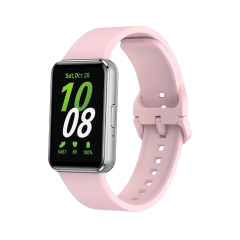 Microcase Samsung Galaxy Fit 3 ile Uyumlu Delikli Silikon Kordon Kayış - KY6543