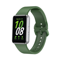 Microcase Samsung Galaxy Fit 3 ile Uyumlu Delikli Silikon Kordon Kayış - KY6543