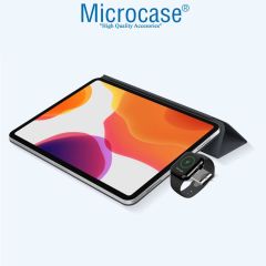 Microcase Apple Watch Series 10 42mm / 46 mm 2in1 Type-C&USB Manyetik Şarj Aygıtı AL2730 Beyaz