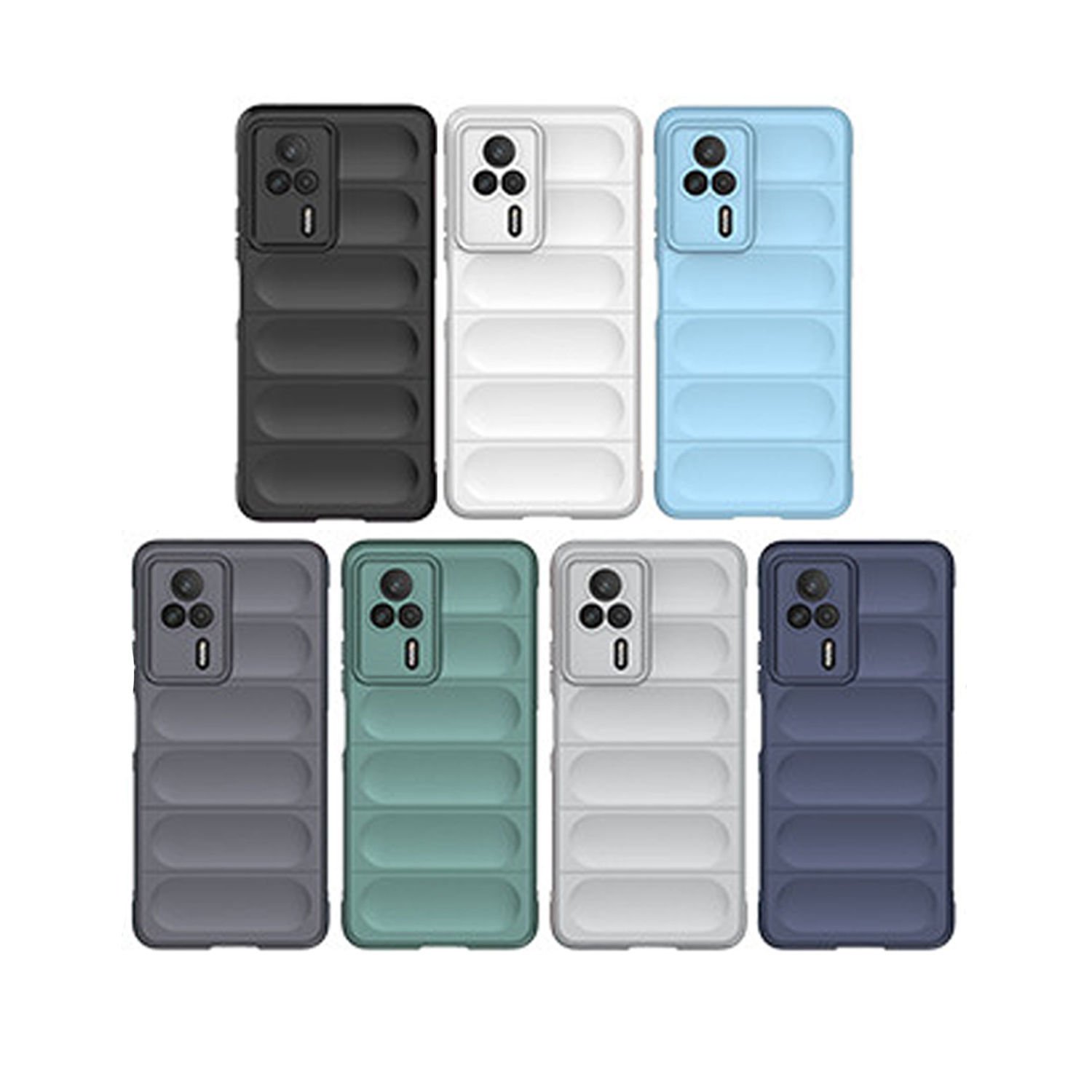 Microcase Xiaomi Redmi K60E Miami Serisi Darbeye Dayanıklı Silikon Kılıf - AL3420