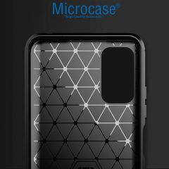 Microcase Xiaomi Redmi Note 10 5G / Redmi Note 10T 5G / Poco M3 Pro 5G Global Brushed Carbon Fiber Silikon Kılıf - Siyah AL3332