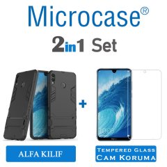 Microcase Huawei Honor 8X Max Alfa Serisi Armor Stand Kılıf + CAM (SEÇENEKLİ)