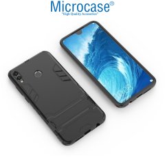 Microcase Huawei Honor 8X Max Alfa Serisi Armor Stand Kılıf + CAM (SEÇENEKLİ)