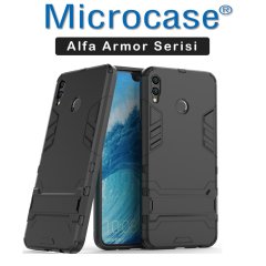 Microcase Huawei Honor 8X Max Alfa Serisi Armor Stand Kılıf + CAM (SEÇENEKLİ)