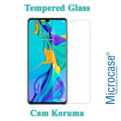 Microcase Huawei P30 Tempered Glass Cam Ekran Koruma