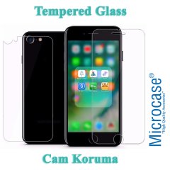 Microcase iPhone 8 Ön Arka Set Tempered Glass Cam Ekran Koruma