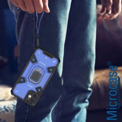 Microcase Xiaomi 11 Ultra Capsule Serisi Kayış Askılı Yüzük Standlı Armor Kılıf - AL8119