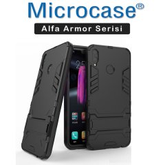 Microcase Huawei Honor 8X Alfa Serisi Armor Standlı Kılıf + CAM
