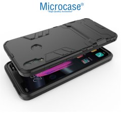 Microcase Huawei Honor 8X Alfa Serisi Armor Standlı Kılıf + CAM