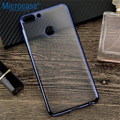 Huawei P Smart Plating Series Soft Silikon Kılıf + Tempered Cam