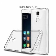 Xiaomi Note 4x İnce Silikon Şeffaf Kılıf + Tempered Cam Koruma