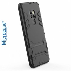 Microcase Huawei Mate 20 Alfa Serisi Armor Standlı Kılıf + CAM