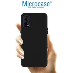 Microcase Realme 7 Pro Matte Serisi Silikon Kılıf - Siyah