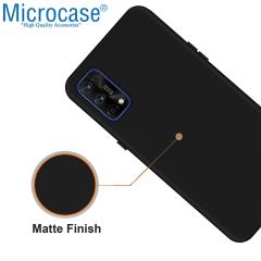 Microcase Realme 7 Pro Matte Serisi Silikon Kılıf - Siyah