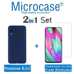 Samsung Galaxy A40 Premium Matte Silikon Kılıf + CAM (SEÇİN)