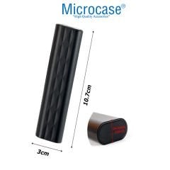 Microcase 7in1 Çok Fonksiyonlu Seyehat Tipi Kart Yuvalı Type-C Micro Lightning OTG Kablolu Kit-AL4571 Siyah