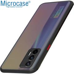 Microcase Realme GT 5G London Serisi Sert Kılıf - Buzlu Siyah