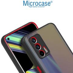 Microcase Realme GT 5G London Serisi Sert Kılıf - Buzlu Siyah