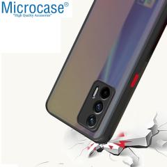 Microcase Realme GT 5G London Serisi Sert Kılıf - Buzlu Siyah