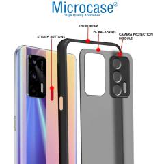 Microcase Realme GT 5G London Serisi Sert Kılıf - Buzlu Siyah