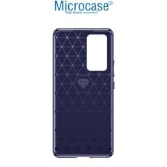 Microcase Xiaomi Mi 12 Thunder Serisi Darbeye Dayanıklı Silikon Kılıf - Mavi