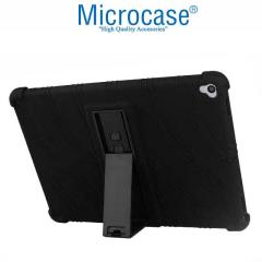 Microcase iPad 9.Nesil 2021 10.2 inch Standlı Silikon Kılıf - Siyah