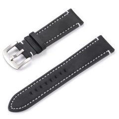 Microcase Universal 22 mm Akıllı Saatler için Tokalı Suni Süet Deri Görünümünde Kordon Kayış - KY86