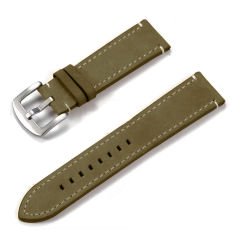 Microcase Universal 22 mm Akıllı Saatler için Tokalı Suni Süet Deri Görünümünde Kordon Kayış - KY86