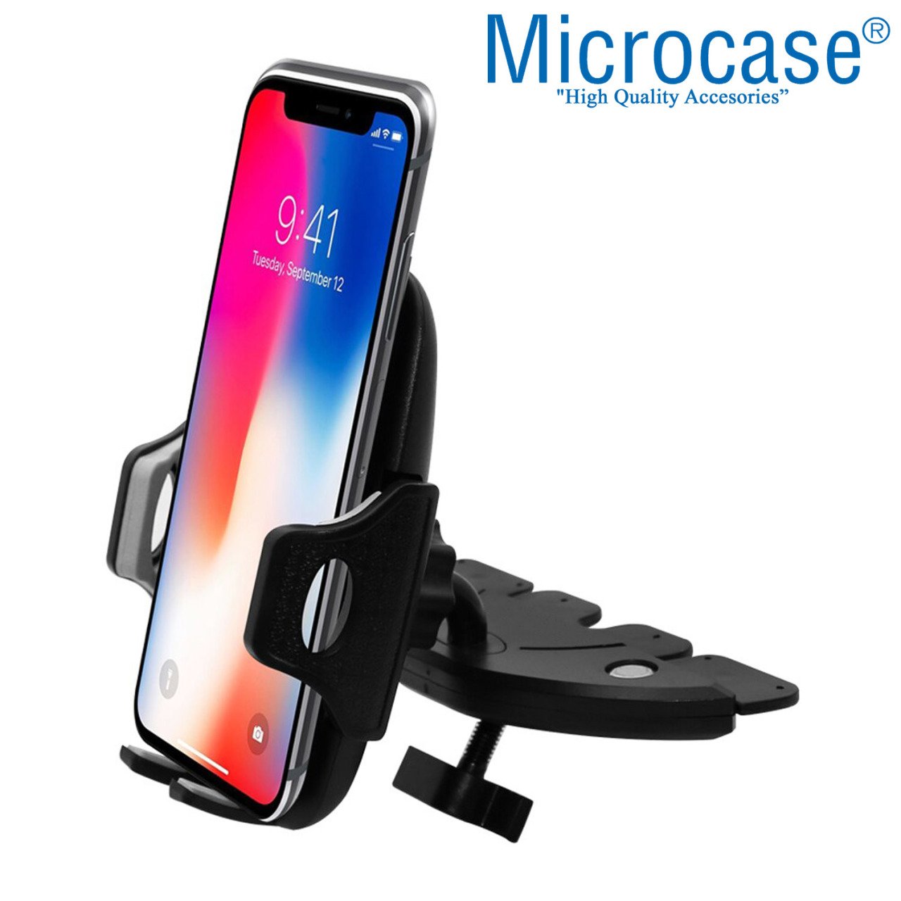 Microcase CD Player Slot Girişli Araç İçi Telefon Tutucu - AL2879