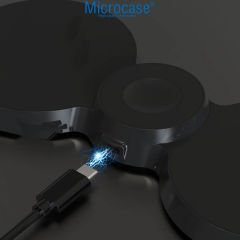 Microcase Samsung Iphone 15W 3ın1 Hızlı Şarj Özellikli Manyetik Kablosuz Şarj Cihazı AL4424