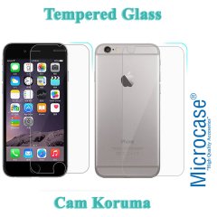 Microcase iPhone 6 - 6S Ön Arka Set Tempered Glass Ekran Koruyucu