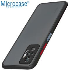 Microcase Xiaomi Redmi Note 10 Pro Max London Serisi Kılıf - Buzlu Siyah