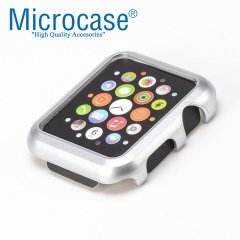 Microcase Apple watch 42 mm seri 1 2 3 Slim Sert Rubber Kılıf