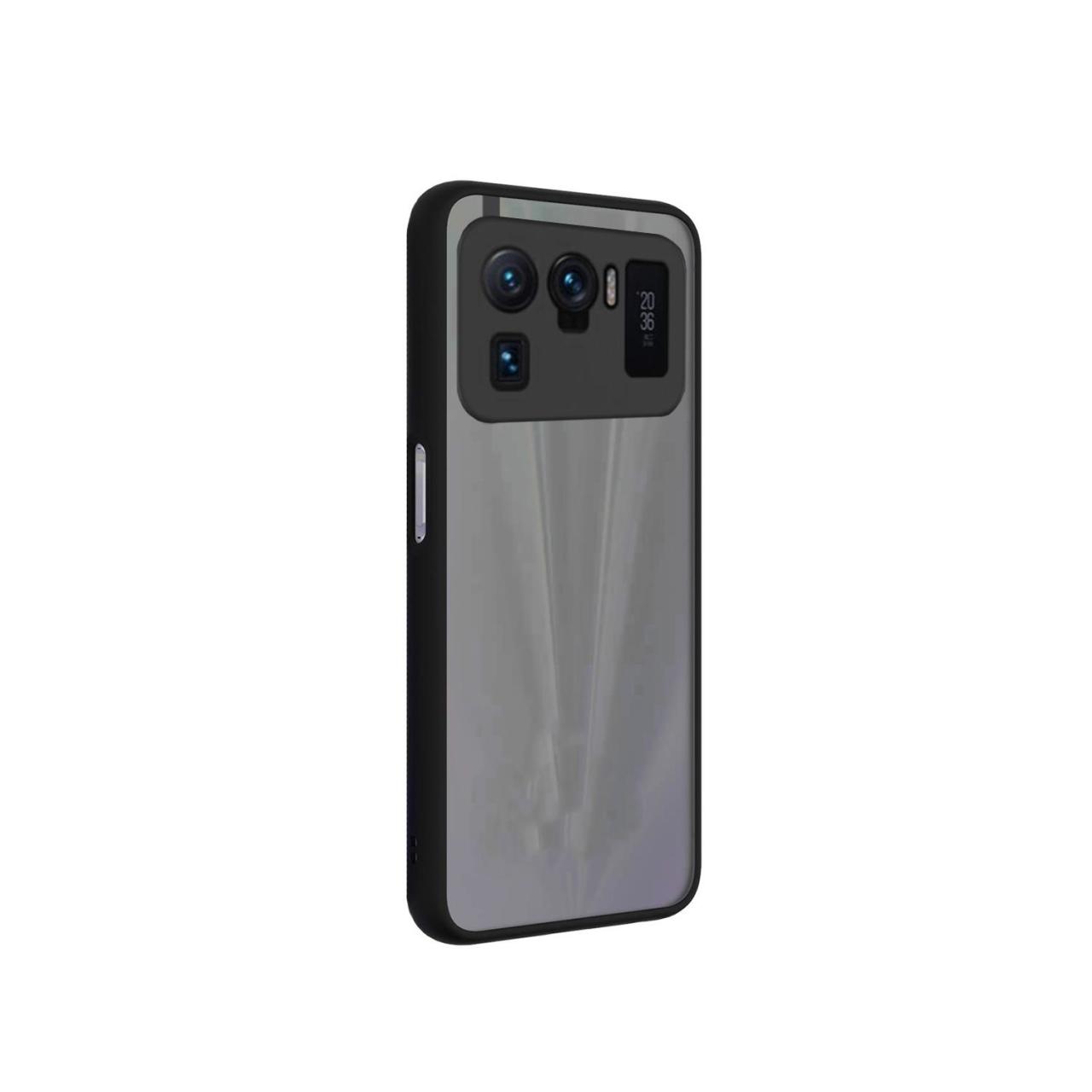 Microcase Xiaomi Mi 11 Ultra London Serisi Sert Kılıf Buzlu Siyah