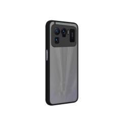 Microcase Xiaomi Mi 11 Ultra London Serisi Sert Kılıf Buzlu Siyah