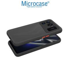 Microcase Xiaomi Mi 11 Ultra London Serisi Sert Kılıf Buzlu Siyah