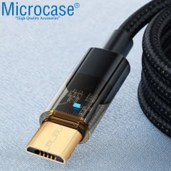 Microcase Smart Chip Akıllı Micro USB - USB Şarj ve Data Kablosu 1m - AL3198
