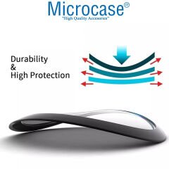 Microcase Samsung Galaxy Watch6 Classic 47mm Tam Kaplayan Kavisli Ekran Koruyucu 3D Pet Film - Siyah AL3385