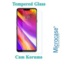Microcase LG G7 King Serisi Armor Perfect Koruma Kılıf Siyah + Tempered Glass Cam Koruma (SEÇENEKLİ)