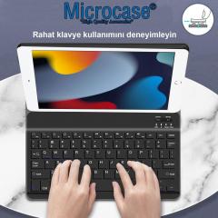 Microcase iPad 9.Nesil 2021 10.2 inch Bluetooth Klavyeli Standlı Kılıf - BKK4