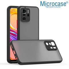 Microcase Xiaomi Redmi Note 10 Pro 5G London Serisi Sert Kılıf Buzlu Siyah
