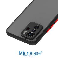 Microcase Xiaomi Redmi Note 10 Pro 5G London Serisi Sert Kılıf Buzlu Siyah