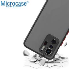 Microcase Xiaomi Redmi Note 10 Pro 5G London Serisi Sert Kılıf Buzlu Siyah