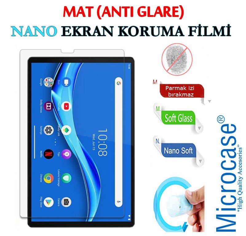 Microcase Lenovo TAB M10 10.3 inch TB-X606F Nano Esnek Ekran Koruma Filmi - MAT