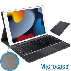 Microcase iPad 9.Nesil 2021 10.2 Bluetooth Touchpad Klavye+Standlı Kılıf BKK5