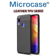 Xiaomi Redmi Note 7 Leather Serisi Silikon Kılıf + CAM