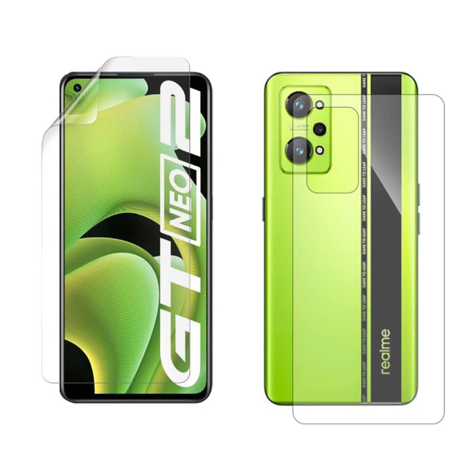 Microcase Realme GT Neo2 Full Ön Arka Kaplama TPU Soft Koruma Filmi