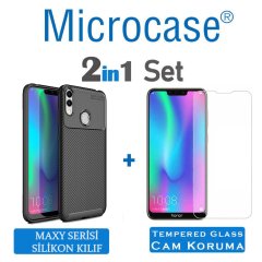 Huawei Honor 8C Maxy Serisi Silikon Kılıf + CAM (SEÇİN)