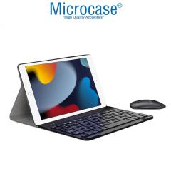 Microcase iPad 9.Nesil 2021 10.2'' Bluetooth Klavye Mouse+Standlı Kılıf BKK6