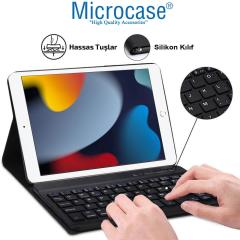 Microcase iPad 9.Nesil 2021 10.2'' Bluetooth Klavye Mouse+Standlı Kılıf BKK6